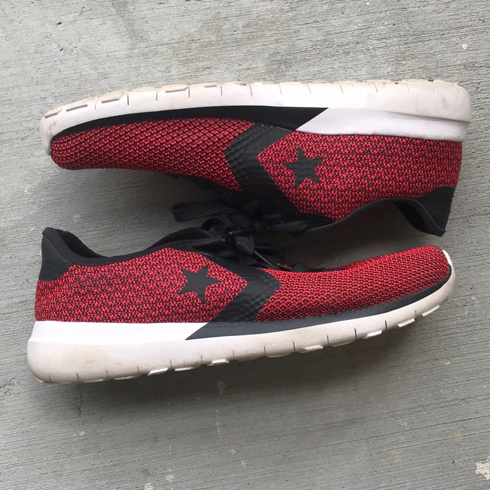 Red and Black Converse